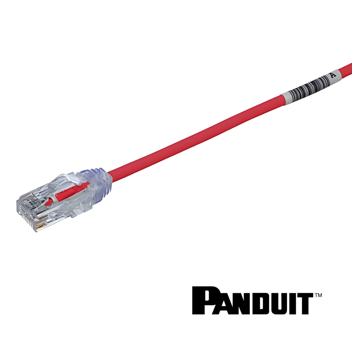Image of PANDUIT Cat6 28AWG Small Diameter Patch Cord | UTP | Red | Selector (Cat6 28AWG Small Diameter Patch Cord UTP Red)