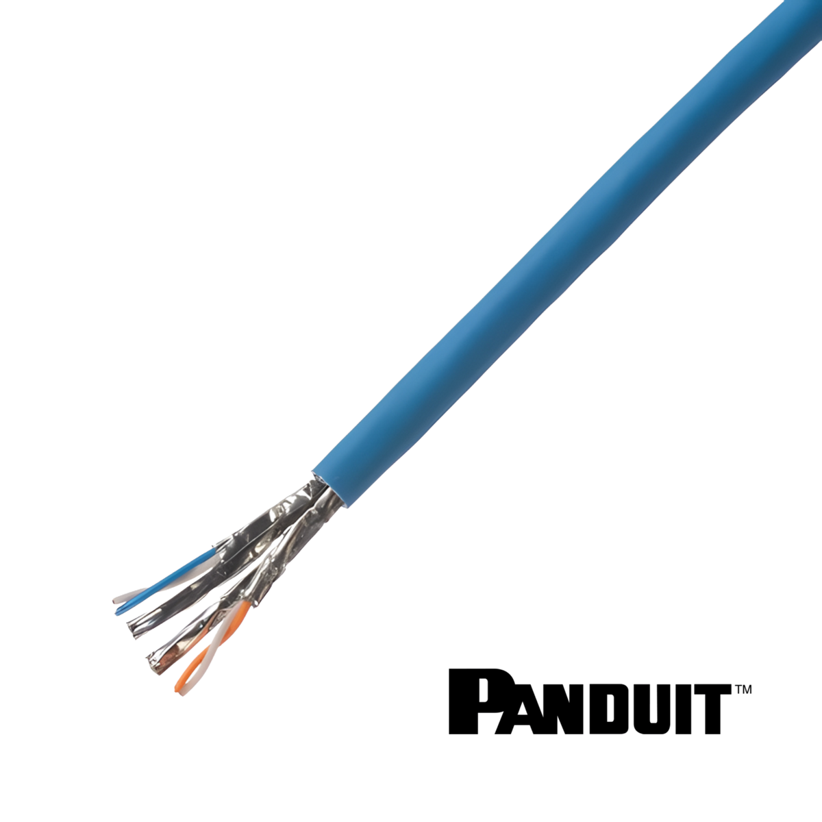 Image of PANDUIT NetKey Cat6A 23 Awg U/UTP Cable | CCA | 305m | Blue (NetKey Cat6A 23 Awg UUTP Cable CCA Blue)