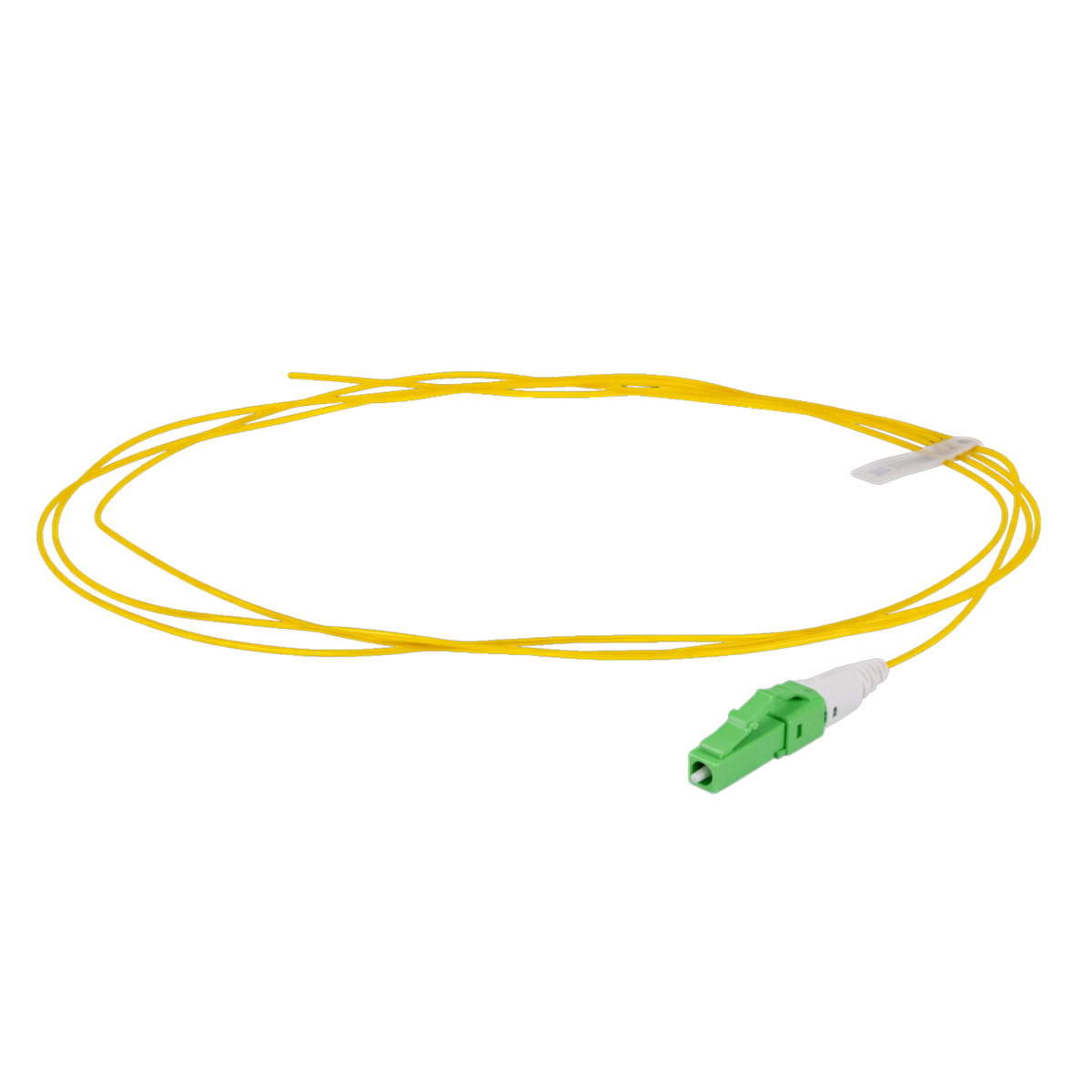 Image of SM APC Fibre Optic Pigtails 12Pack  - Selector (9-PG-LCA-1-YW-PK12)