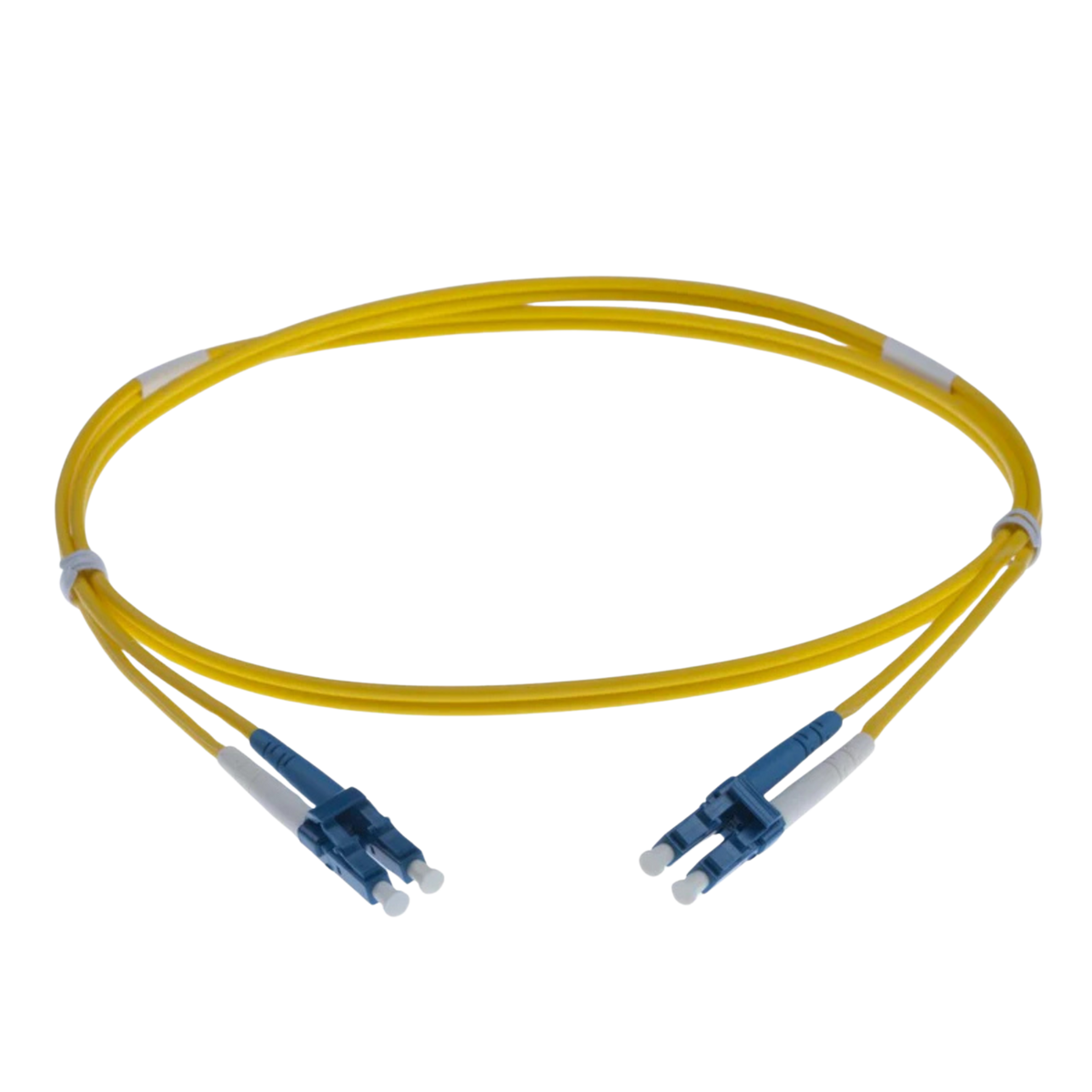 Image of SM Simplex UPC  (0.5-30m) Patch Cords (LC-LC OS2 FIBRE OPTIC PATCH CORD YELLOW)