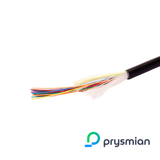 Image of Prysmian OM3 Tight Buffered Cable, B2ca, Black