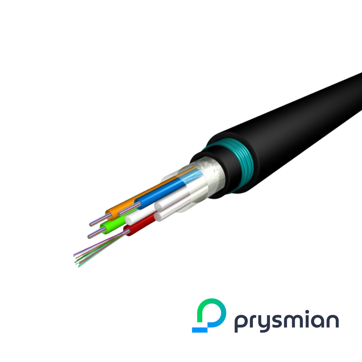Prysmian 48 Core Singlemode OS2 G657a1 Multi Loose Tube Cable CST Armour LSZH Ext - Black