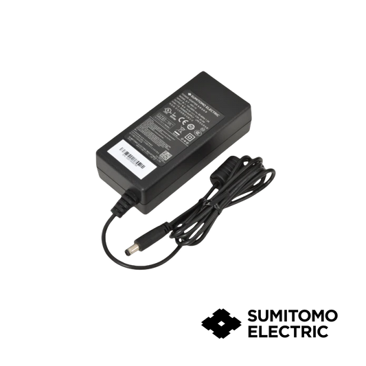 Sumitomo ADC16 T-72 & T57 AC/DC Power Adaptor and Battery Charger (SUM-TA015PD0085), supplied with a UK 13A to IEC C13 mains lead (lead not shown)